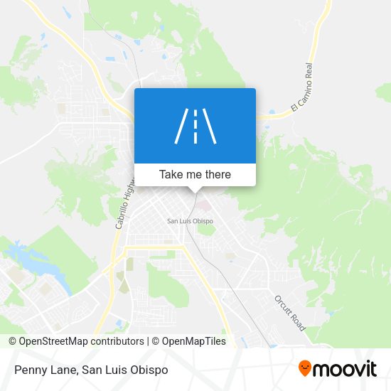 Penny Lane map