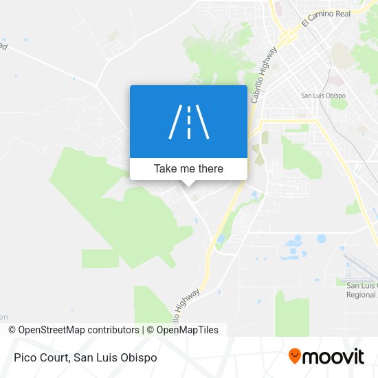 Pico Court map