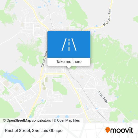 Rachel Street map