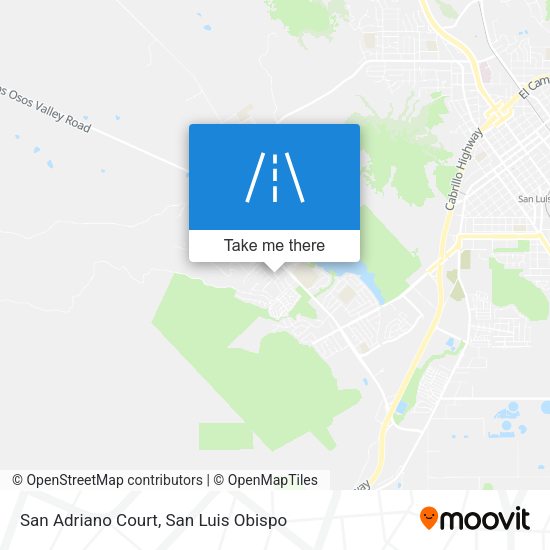 San Adriano Court map