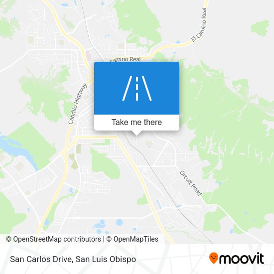 San Carlos Drive map
