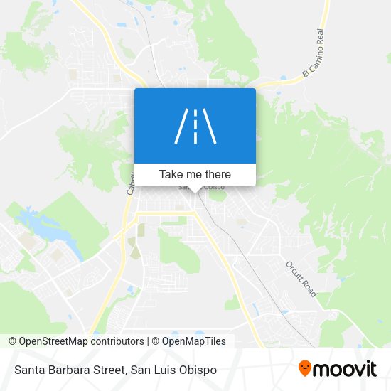 Mapa de Santa Barbara Street