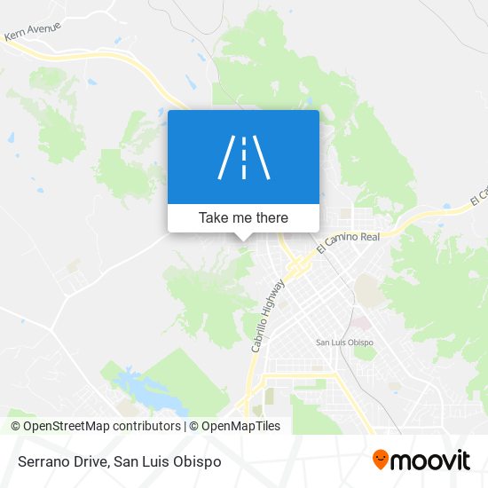 Serrano Drive map