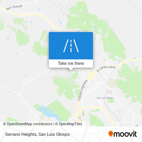 Mapa de Serrano Heights