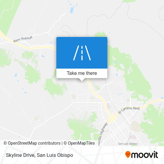 Skyline Drive map
