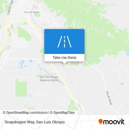 Snapdragon Way map