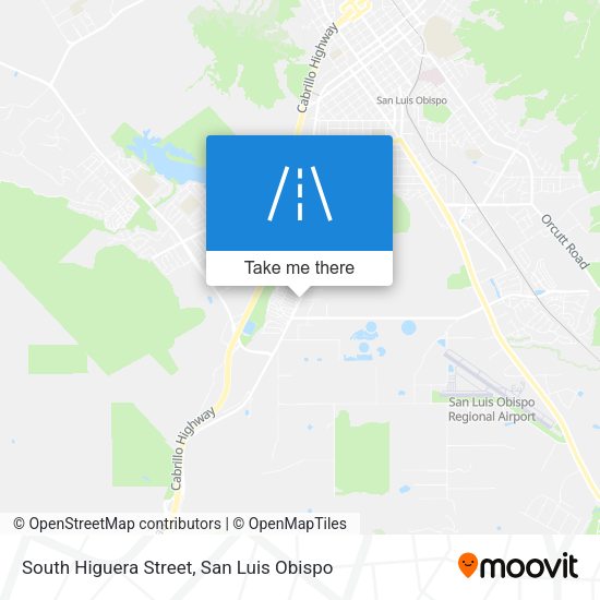South Higuera Street map