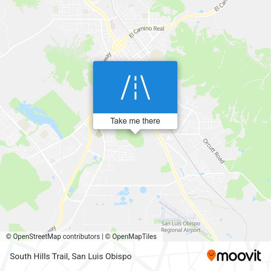 South Hills Trail map