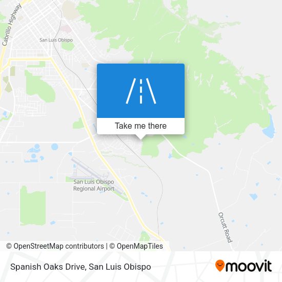 Spanish Oaks Drive map
