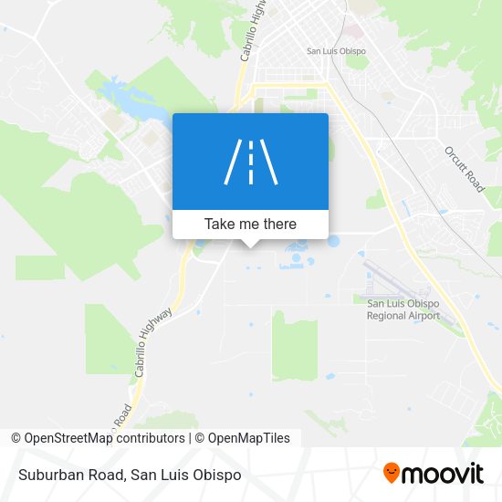 Suburban Road map