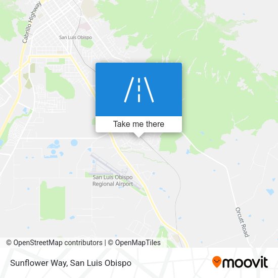 Sunflower Way map