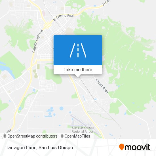 Tarragon Lane map