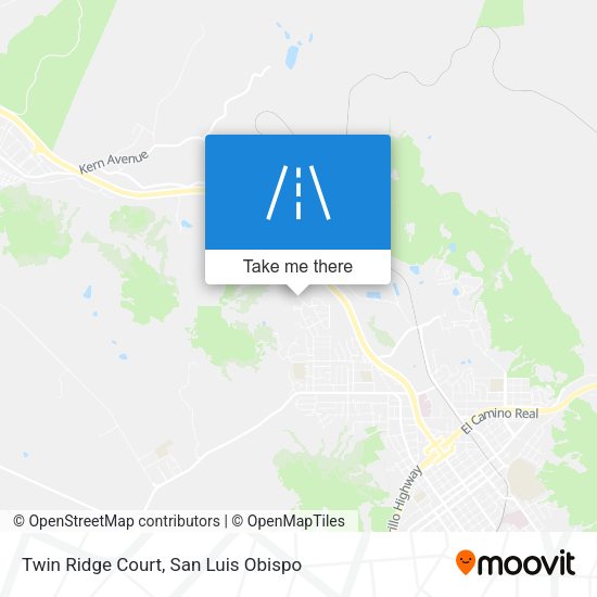 Twin Ridge Court map