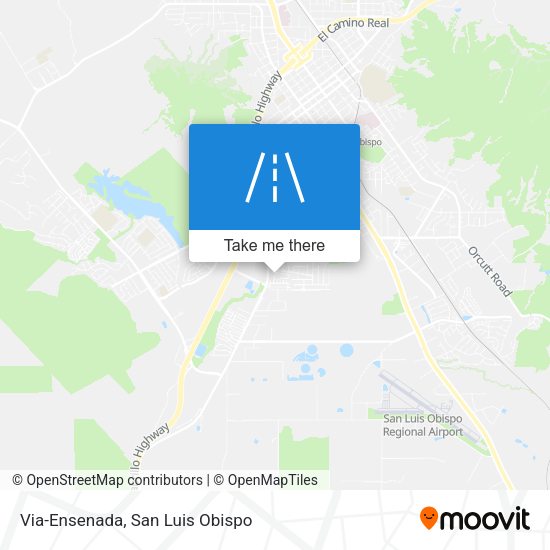 Via-Ensenada map