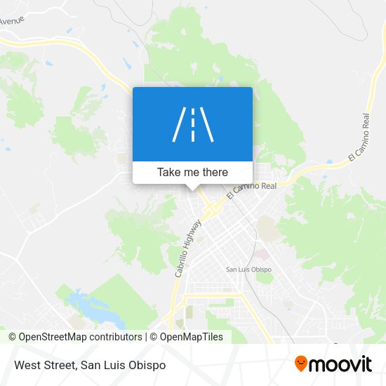 Mapa de West Street