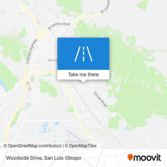 Woodside Drive map