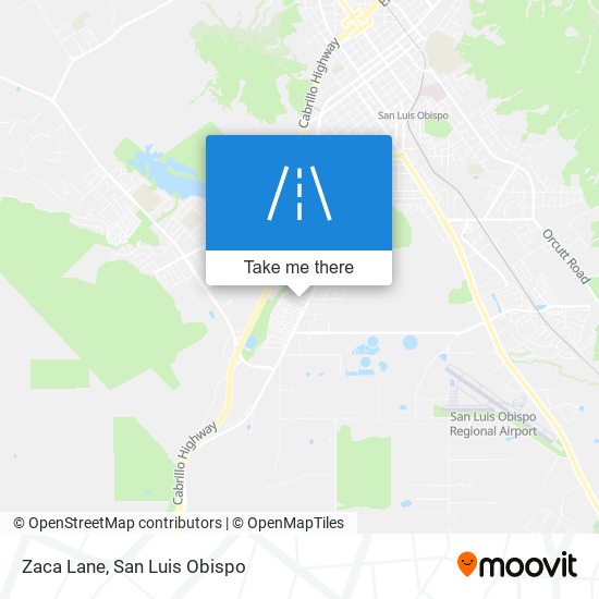 Zaca Lane map