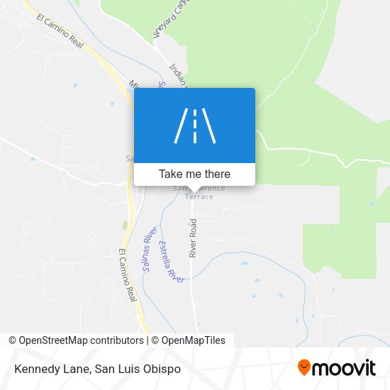 Kennedy Lane map