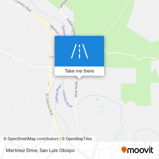Mapa de Martinez Drive
