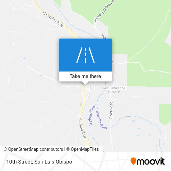 10th Street map