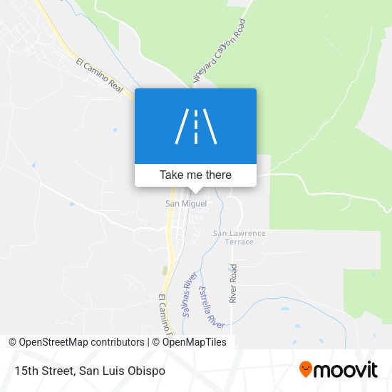 Mapa de 15th Street