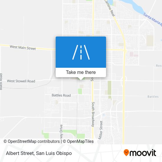 Albert Street map