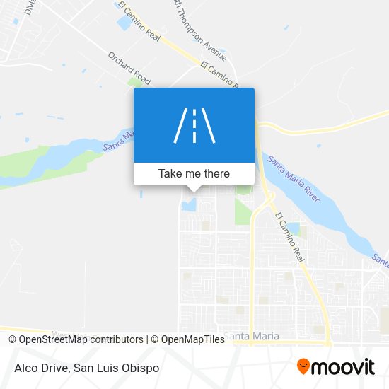 Alco Drive map