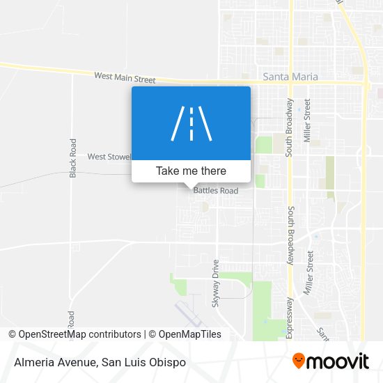 Almeria Avenue map