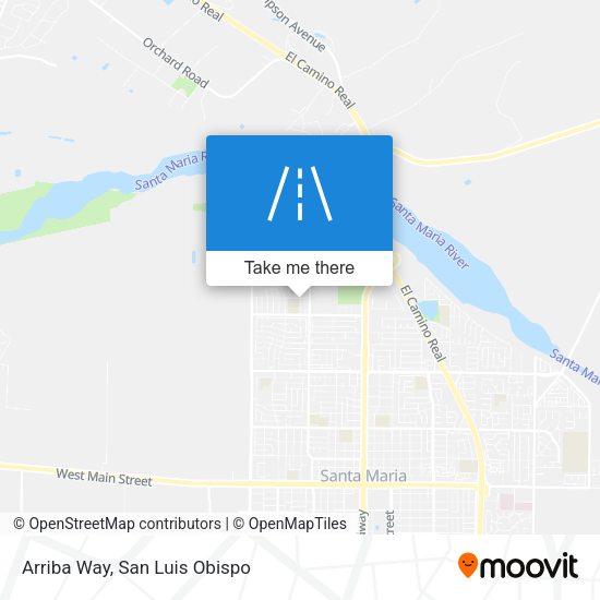 Mapa de Arriba Way