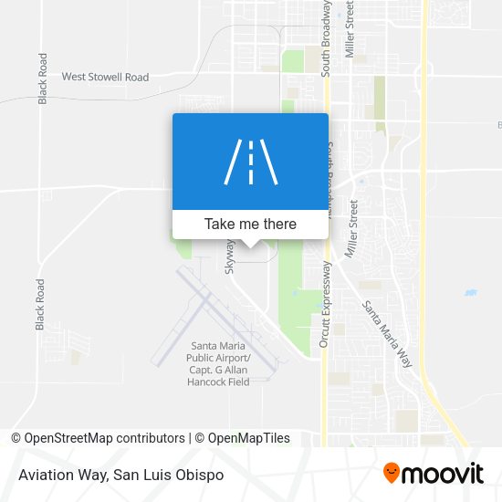 Aviation Way map