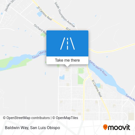 Mapa de Baldwin Way