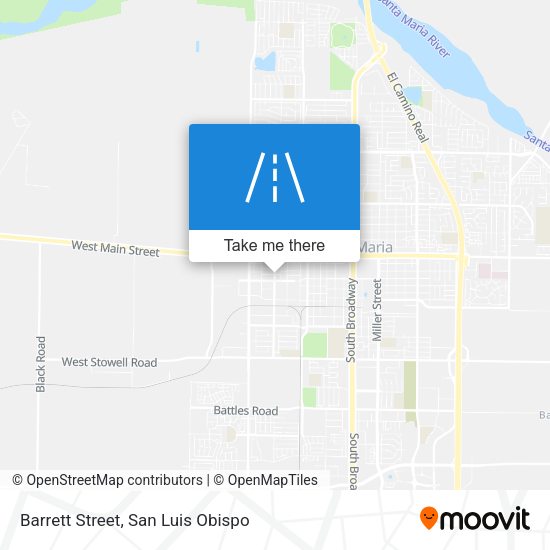 Barrett Street map