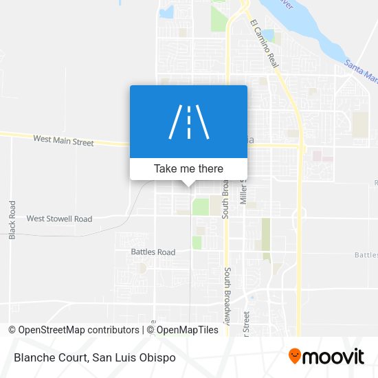 Blanche Court map