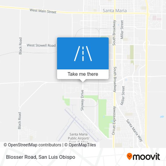 Mapa de Blosser Road