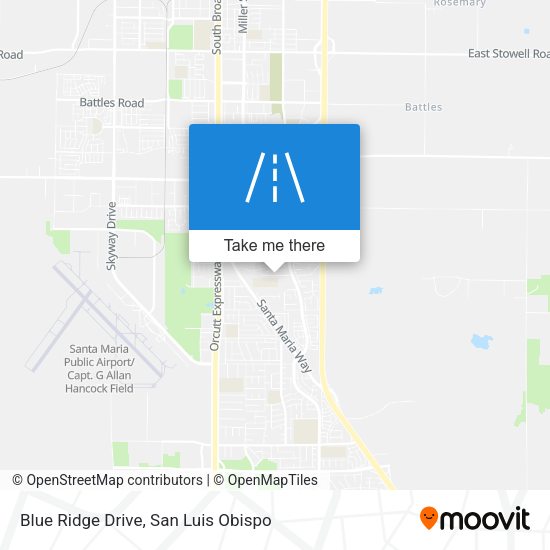 Blue Ridge Drive map
