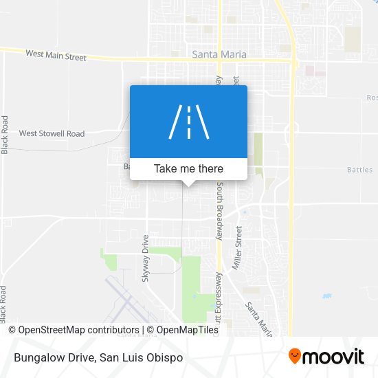 Bungalow Drive map