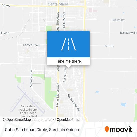 Cabo San Lucas Circle map