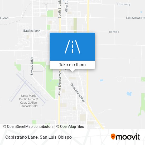 Capistrano Lane map