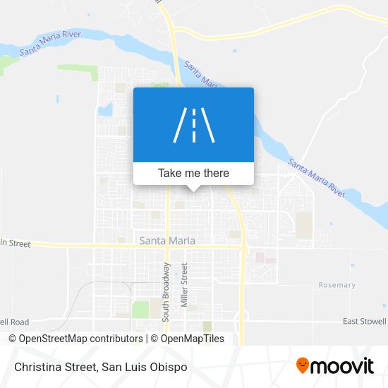 Christina Street map
