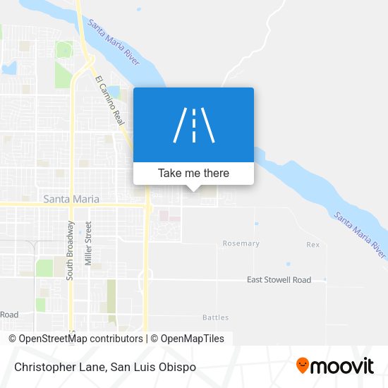 Christopher Lane map