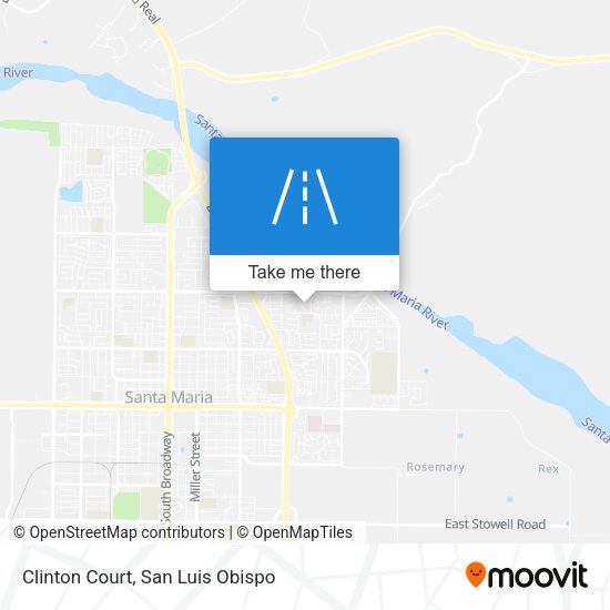 Clinton Court map