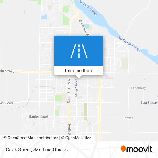 Mapa de Cook Street