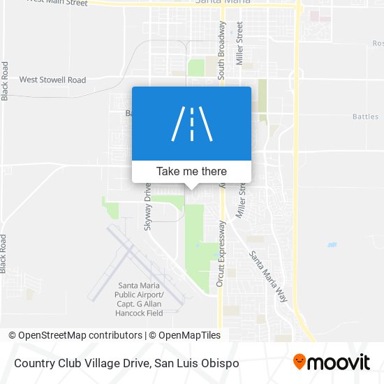 Country Club Village Drive map