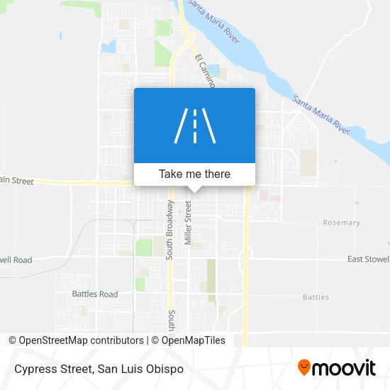 Mapa de Cypress Street