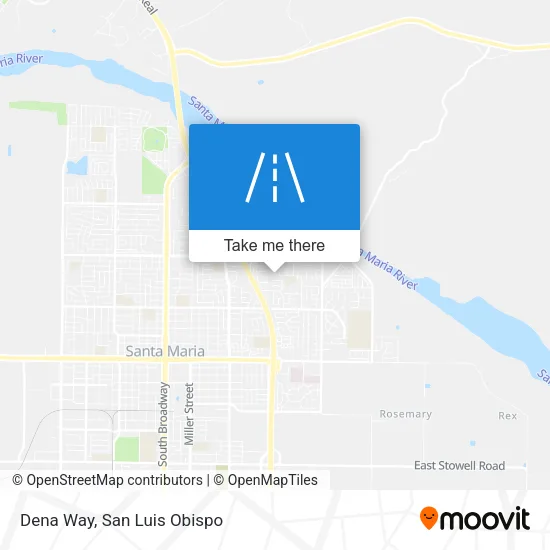 Mapa de Dena Way