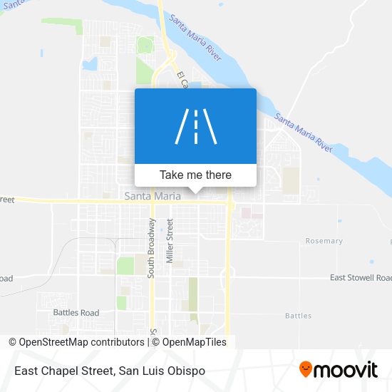 Mapa de East Chapel Street