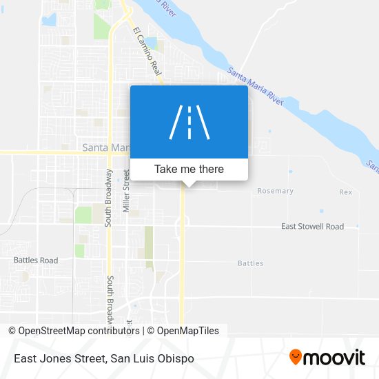 East Jones Street map