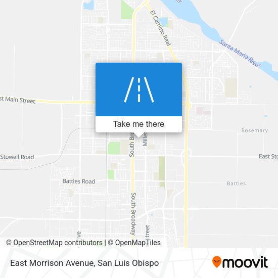 Mapa de East Morrison Avenue