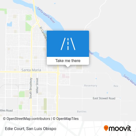 Edie Court map