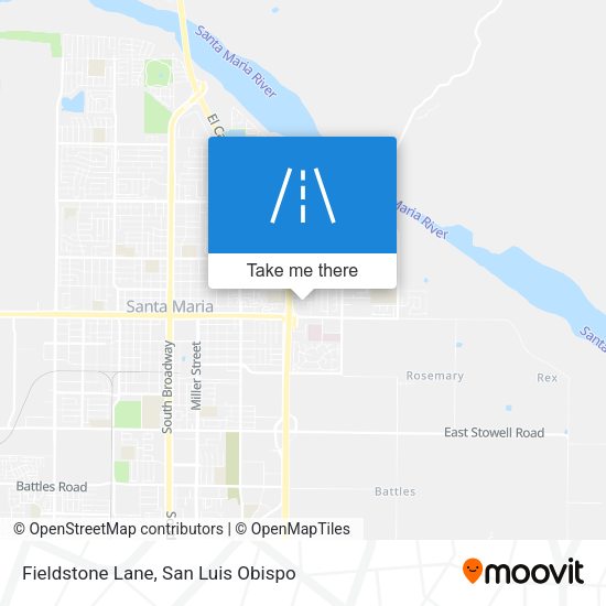 Mapa de Fieldstone Lane